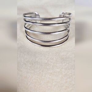 Vintage 1970’s Navajo “AH” Artist Sterling Silver Cuff